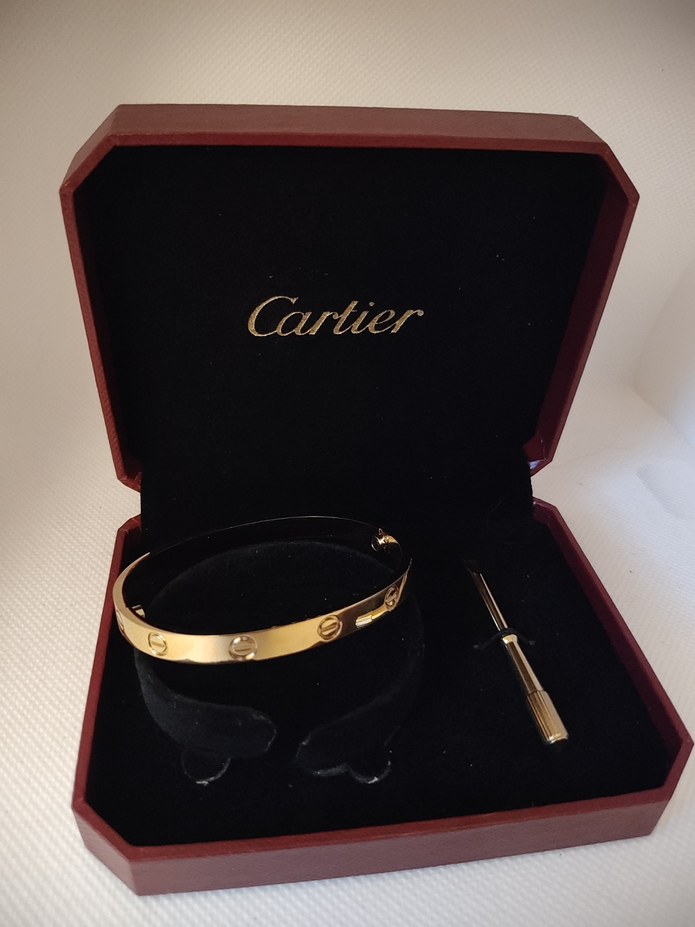 Gold Love Bracelet with Screwdriver With Red Box - Picture 3 of 6